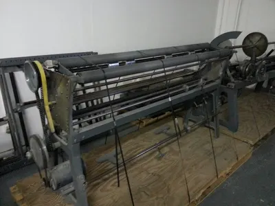 Utica, Baloney Slitter, 75" Width, 18" Diameter Blade, 1-1/4" Shaft, Utica Rewinder Included