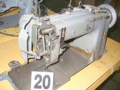 Singer, Sewing Head, with Table and Motor