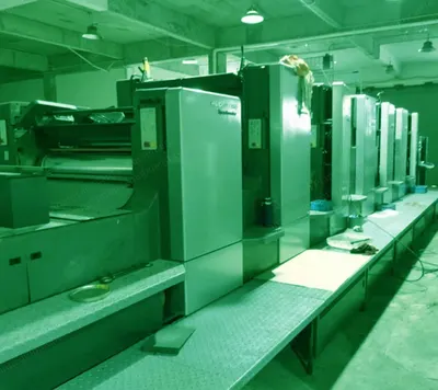 Heidelberg, CD102-6+L, 6-Color Offset Printing Press with Coater