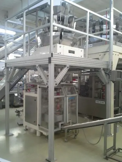 Kopas, JK 260F-K, 2000, Bagging Line, Yamato ADW-410MD 10-Head Weigher, Max Bag Width 260mm