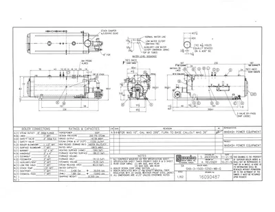 Superior, SX8-3-1500-S250-WB-G, 2016, 500 HP, 250 PSIG, Natural Gas Fired, 2 Pass