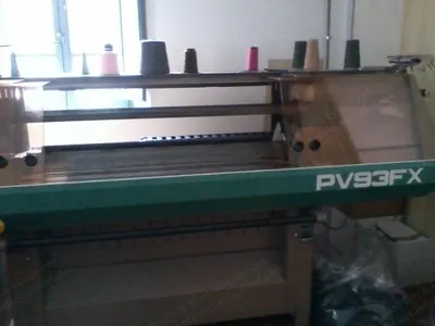 Protti, PV93fx, 1999, Flat Knitting Machine, Electronic Straight Line, Fin Comb