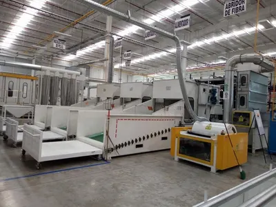 NovaStar, FP193, New, 4 Hopper Blending Line, Bale Opener Width 2000mm, Capacity 400 kg/h