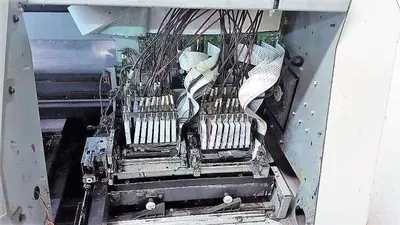 MS, JP5, 2008, Electronic Digital Printing Machine, Working Width 1500mm, 4 Printing Heads, 8 Colors