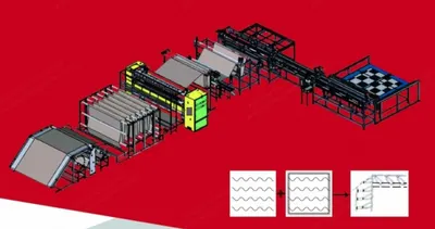 NovaStar, QL268, High Speed Quilting Machine, Automatic 4-Side Overlock Sewing System
