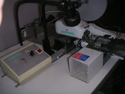 Strobel, 103-258M, Automatic Belt Loop Maker, Front & Back Trimmers, Auto Feed, Pressing Unit