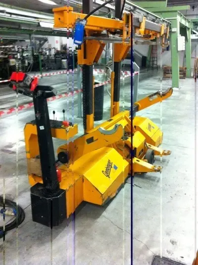Genkinger, Electric Warp Beam Trolley, 1999, 2000 kg Capacity