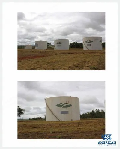 Sugar and Alcohol Plant, 18000 TCD, 900000 kg/day Sugar, 600000 L/day Ethanol