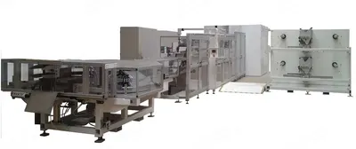 NovaStar, UND150, 2014, Underpad Production Line, 160 m/min, 170 pcs/min