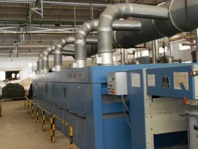 Monforts Dryer, 3 Chambers, Oil Heated