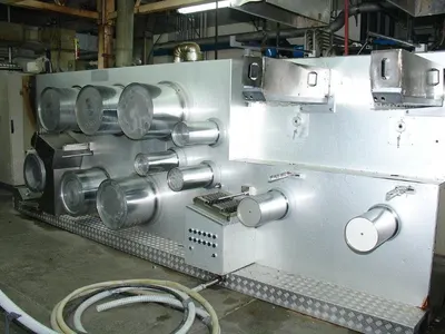 Filteco, BCF Extrusion Line, 2000, Polypropylene, 325 kg/hr, 3 Color, 3 Extruders 75mm