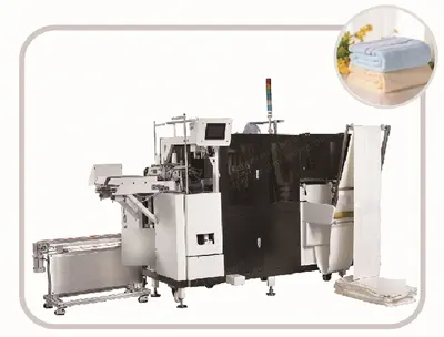 NovaStar, WM408, Full Automatic Terry Towel Cross Hemming Machine