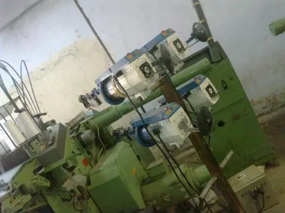 Barmag, Mini ASW 602, 2002, Tri-Color BCF Extrusion Line, 59 kg/hr, 4 Thread Lines