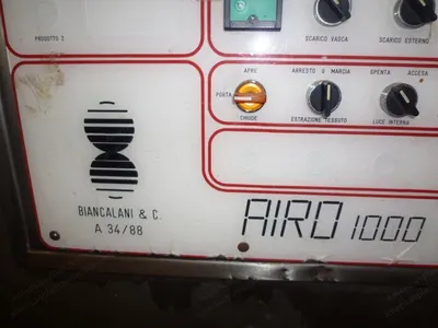 Biancalani, Airo 1000, 1989, Tumbler, Two Chambers, with Pressure Cylinders