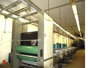 Buser, F6 1680/24/08 R, 1990, Flatbed Printer, 8 Colors, 1680mm Printing Width, Steam Heated Dryer