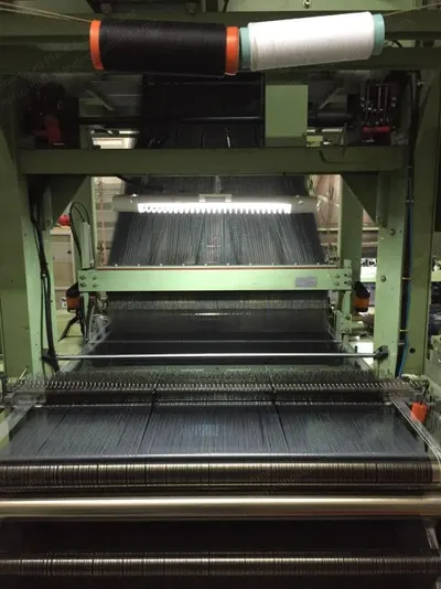 Mueller, Complete Jacquard Label Production Plant, 1995 to 2007, 17 Weaving Machines, 1150mm Working Width