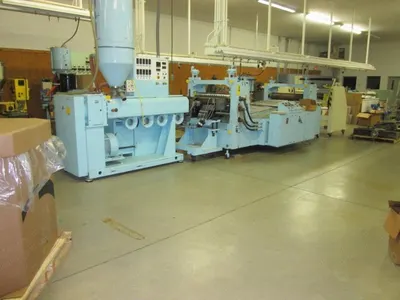 Goulding, 40" x 8" Sheet Extrusion Line, 2.5" Extruder, 24:1 L/D, 50 HP