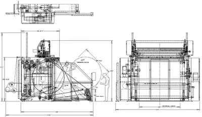 Birch Brothers, Compression Machine for Foam (PU) Rolls, 102 in Face Width, 80 in Max Roll