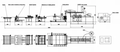Pillow Filling Production Line for POE/EVA, 400 to 550 kg/h, 150mm Extruder