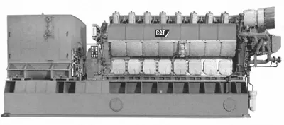 Caterpillar 16CM32C, Four-Stroke Marine Diesel Engine, 2022, 16-Cylinder, 7680 BKW, 720 RPM