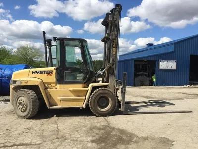 Hyster, H210HD, 2003, 21000 lbs Capacity, 160/212 Standard Mast, Sideshift, Fork Positioner