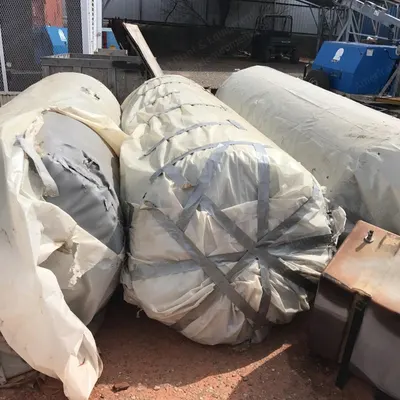 Insulated Exhaust Mufflers, 700 to 1500kW, 8" Opening, 3'2" Diameter