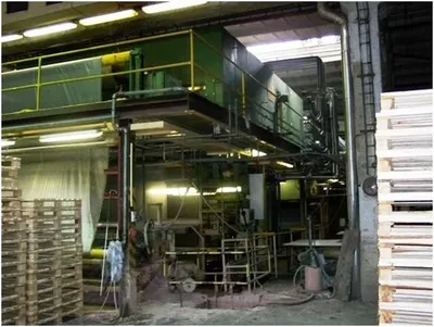 Bruckner, Latex Carpet Coating Line, 2002, 4.10m Working Width, Oil-Fired with Gas Burners