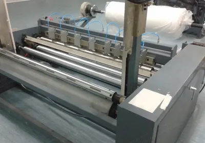 NovaStar, GB168, Gauze Roll Fabric Slitting Machine, 1800mm Input Width, Double Scroll Axes, 150m/min