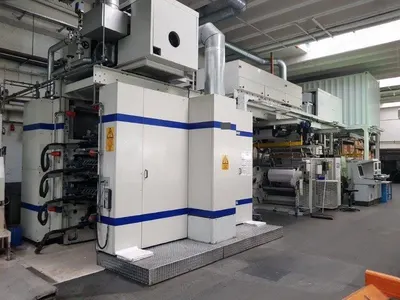 F&K, 16S, 2000, 8 Colors, Printing Width 1050mm, Gearless CI Flexo Press