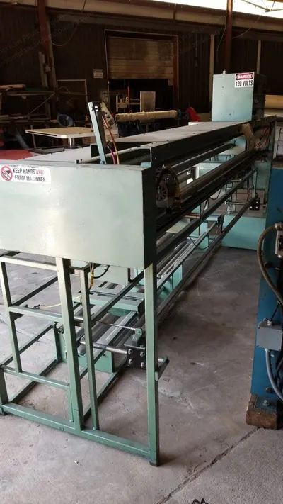Cross Cutter, with 4 Knit Unrollers, for Tubular Fabrics