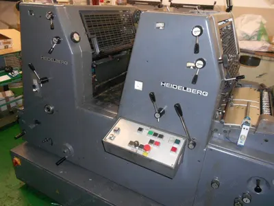 Heidelberg, GTO 52-2, 1992, 2 Colors, N+P Unit, Conventional Damping