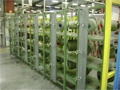 Suessen GVA2500 Heatset Machine & Gilbos TD6S-2 Winder, 1993/2000, 36 Threads