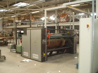 Monti Laminating Calender, 1997, 2.40m Working Width, Electrical Heating, Corino Centering Device