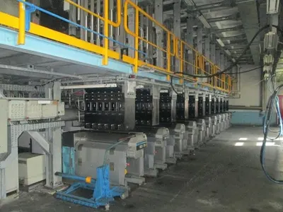 Zimmer / Barmag, ES12, 1996, PES POY Line, 120mm Extruder, 72 Positions, Barmag CW6T-920/6 Winders