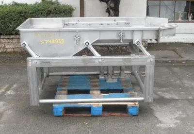 Commercial, Vibratory Dewatering Screen, 30x72 in., Stainless Steel