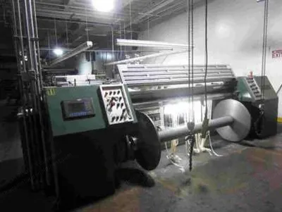 Ira L. Griffin Rebeamer, 20 Positions, 72" Max Beam Width x 40" Head Diameter, 112" Delivery Roll