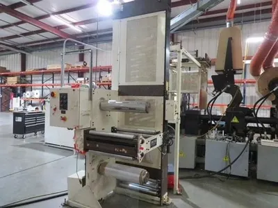 Comco, Flexo Label Press, 1999, 11 Colors, 22" Web Width, 32" Print Repeat