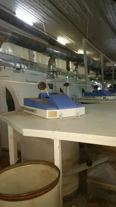 Complete Spinning Mill, Trutzschler Blowroom, Trutzschler TC07 Cards, Rieter D45 Draw Frames, Schlafhorst BD416 Open End