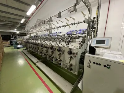 SSM, DP2-3, 2001, Air Covering Machine, 15 Positions, 3 Ply