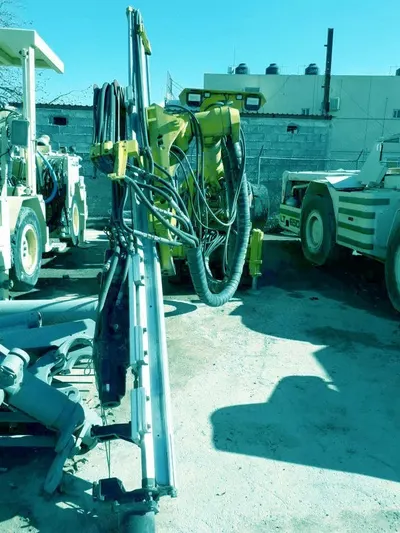 Atlas Copco, H104, Single Boom Jumbo, 50 HP Electric Motor, COP1238 Drill