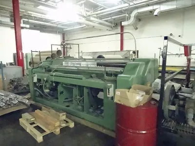 West Point Sizing Slasher, 108" (2740mm) Width, 9 Drying Cans, 1 Size Box