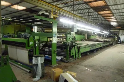 Reggiani, Flat Bed Printing Machine, 1973, 2000mm, 6 Colors, Gas Heated