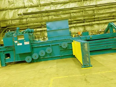 Harris Selco, HLO608-AR50, 2006, Auto Tie Baler, 50 HP, 60x45 inch Feed Opening
