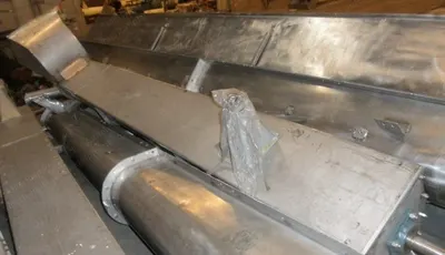 Stainless Steel Screw Conveyor, 12" x 10'