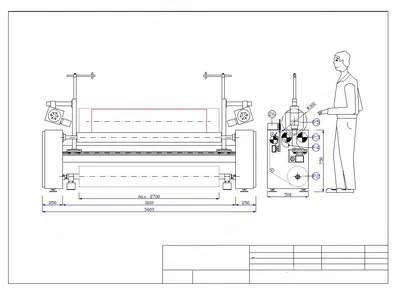 GCM, 30 H, Roll Width 1200-2400mm, Max Roll Diameter 300mm, Manual Roll Pack Machine