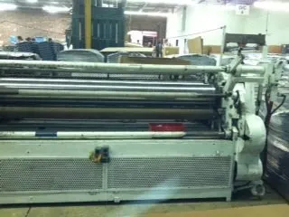 Verduin Hot Knife Slitter, 84 Inch, 30 Inch Unwind, 20 Inch Rewind