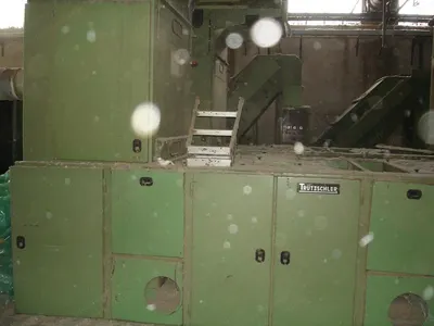 Trutzschler, Cotton Waste Line, 1985, 2 Waste Cleaners, 1 Sliver Opener, 1 Autefa Press