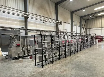 Superba, TVP 3, 2018, Heat Setting Machine, 78 Positions, Friezing Head, 6800 kg/day