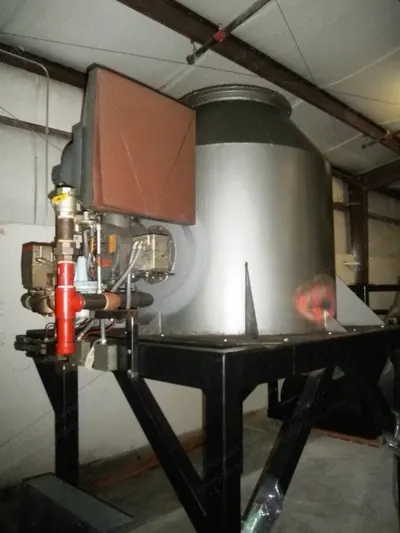 Jabez Burns, Jubilee Roaster, 500 lbs Batch Capacity, Complete with Cooling Table and Destoner