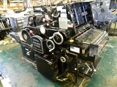 Heidelberg, KSBA, 1968, 460x585mm, Cylinder Press
